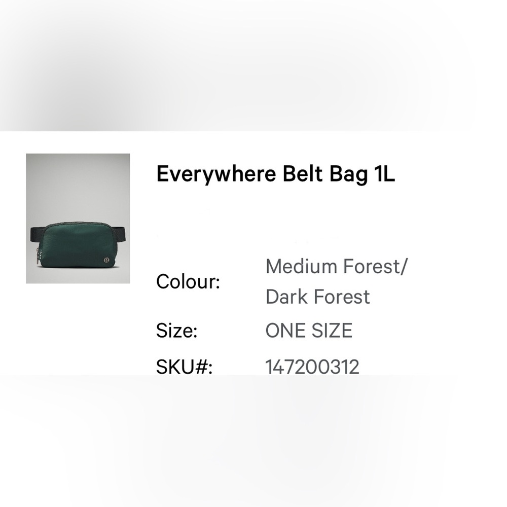 Lululemon belt bag - BRAND NEW